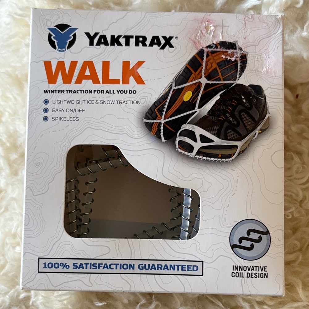Yaktrax Walk Traction Cleats, M 9-11 Men’s, 10,5-12 Women’s